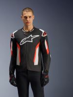 Bunda T-GP AIR, ALPINESTARS (černá/červená fluo) 2027 (3)