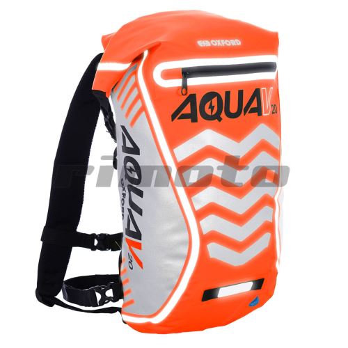 vodotěsný batoh Aqua V20 Extreme Visibility, OXFORD - Anglie (oranžová fluo/reflexní prvky