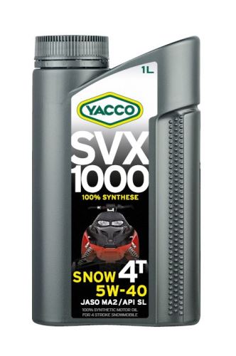 Motorový olej YACCO SVX 1000 SNOW 4T 5W40, YACCO (4 l)