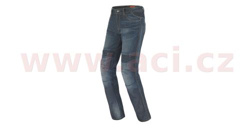 jeansy JRACING, SPIDI - Itálie (tmavě modrá, obšívka Cordura/denim bavlna)