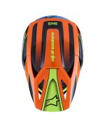 Přilba S-M3 FRAY, ALPINESTARS (černá/oranžová fluo/žlutá fluo/tyrkysová) 2026 (6)