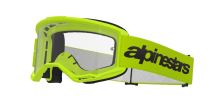 Brýle VISION 3 WORDMARK, ALPINESTARS (žlutá fluo, čiré plexi) 2027 Brýle VISION 3 WORDMARK, ALPINESTARS (žlutá fluo, čiré plexi) 2027