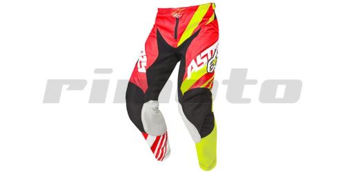 kalhoty Racer Supermatic, ALPINESTARS - Itálie (červená/žlutá/bílá)