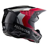 Přilba S-M5 HONDA kolekce, ALPINESTARS (černá/červená/šedá) 2027 (3)