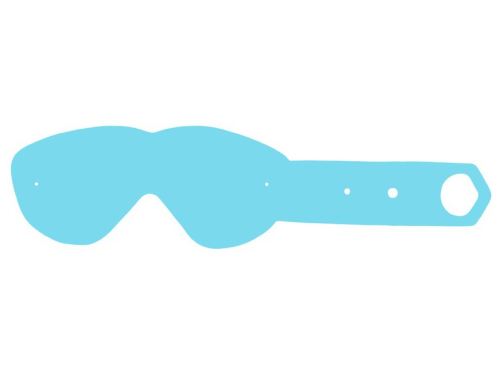 Strhávací slídy plexi pro brýle SPY řady ALLOY/TARGA, Q-TECH (50 vrstev v balení, čiré)
