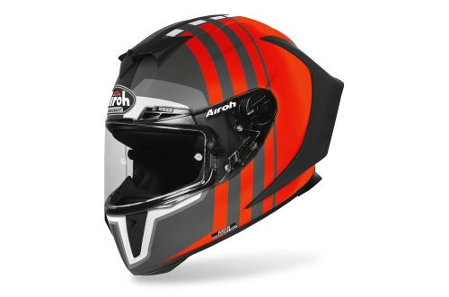 Přilba GP 550S SKYLINE, AIROH - Itálie (černá/oranžová-matná)