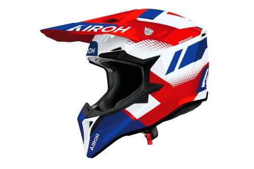Přilba WRAAAP Vision, AIROH (červeno-modrá lesklá) 2027