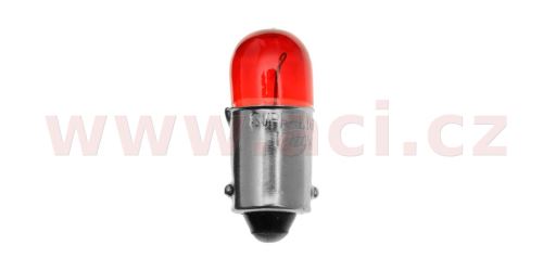 Žárovka 12V 4W (patice BA9s) červená