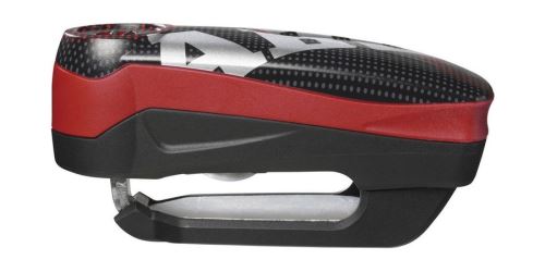 Zámek na kotoučovou brzdu s alarmem Detecto RS1 (trn 3 x 5 mm), ABUS (pixel red)