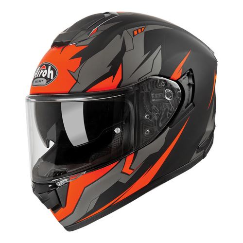 Přilba ST 501 BIONIC, AIROH (oranžová/černá , vel. L)