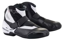 Boty SMX-1 R VENTED, ALPINESTARS (černá/bílá, perforovaná obšívka) 2027 Boty SMX-1 R VENTED, ALPINESTARS (černá/bílá, perforovaná obšívka) 2027