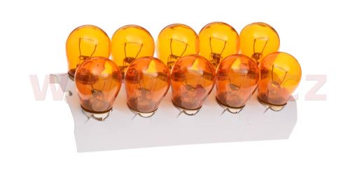 Žárovka 24V 21W oranžová (patice BA15s) (sada 10 ks)