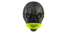 Přilba FORMULA VECTOR, FLY RACING (matná HI-vis/šedá/černá) (4)