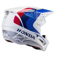 Přilba S-M5 HONDA kolekce, ALPINESTARS (bílá/modrá/červená) 2027 (3)