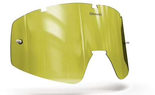 Plexi pro brýle FLY RACING FOCUS /ZONE, ONYX LENSES (Hi-Vis žluté s polarizací)