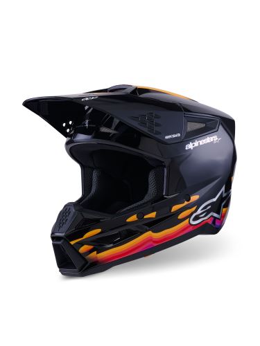 Přilba S-M3 FORCE, ALPINESTARS (černá/žlutá/červená/bílá) 2027