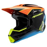 Přilba S-M3 FRAY, ALPINESTARS, dětská (černá/oranžová fluo/žlutá fluo/tyrkysová) Přilba S-M3 FRAY, ALPINESTARS, dětská (černá/oranžová fluo/žlutá fluo/tyrkysová)