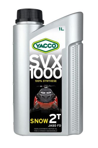 YACCO motorový olej plně syntetický SVX 1000 SNOW 2T 1l