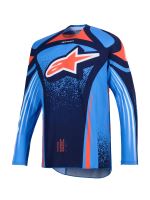 Dres TECHSTAR NOMUR, ALPINESTARS (tmavě modrá/oranžová/modrá) 2026