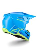 Přilba S-M3 FORCE, ALPINESTARS (modrá/žlutá fluo) 2027 (3)