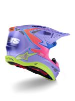 Přilba SUPERTECH S-M10 edice JETT LAWRENCE R01, ALPINESTARS (fialová/růžová fluo/žlutá fluo) 2026 (3)