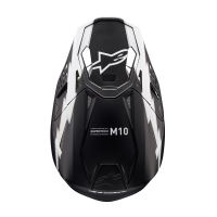 Přilba SUPERTECH S-M10 AMPRESS, ALPINESTARS (černá matná/bílá) 2026 (6)