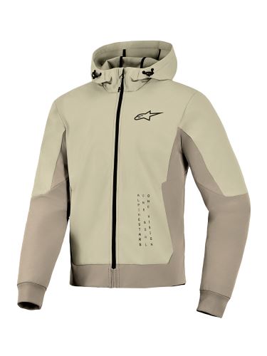 Bunda RADIUM TECH HOODIE, ALPINESTARS (písková/hnědá) 2027