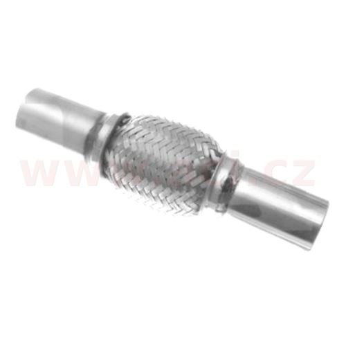 Pružný člen výfuku PREMIUM, vnitř. průměr 38 mm / délka pr. členu 100 mm / celková délka 220 mm