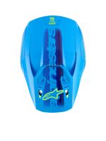 Přilba S-M3 FORCE, ALPINESTARS (modrá/žlutá fluo) 2027 (6)