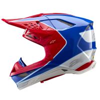 Přilba SUPERTECH S-M10 AEON, ALPINESTARS (červená fluo/modrá) (1)