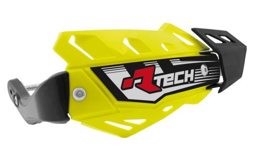 Kryty páček FLX ATV, RTECH (neon žluté, 4 varianty v 1, vč. montážní sady)