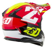 Přilba X1.9D TARGA, ZED, dětská (červená/žlutá fluo/černá/bílá) 2026 (6)