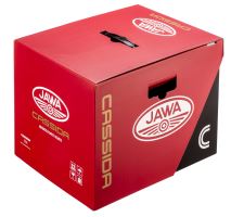 Přilba Apex Jawa, CASSIDA (červená/černá/šedá, balení vč. Pinlock folie) (5)