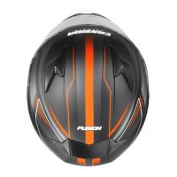 Přilba Apex Fusion, CASSIDA - ČR (černá matná/oranžová/bílá, vel. XL) (2)