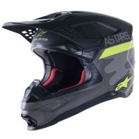 Přilba SUPERTECH S-M10 limitovaná edice AMS, ALPINESTARS (šedá/bílá/žlutá fluo/černá) Přilba SUPERTECH S-M10 limitovaná edice AMS, ALPINESTARS (šedá/bílá/žlutá fluo/černá)