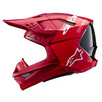 Přilba SUPERTECH S-M10 FLOOD, ALPINESTARS (červená fluo/červená matná) 2026 (1)