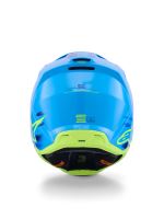 Přilba S-M3 FORCE, ALPINESTARS (modrá/žlutá fluo) 2027 (2)