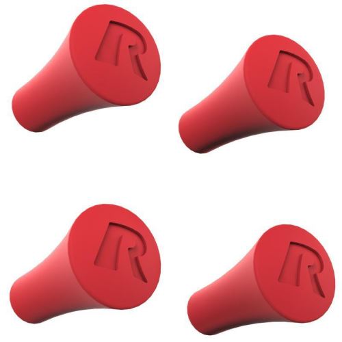 Náhradní gumové koncovky pro držáky X-Ggrip, 4ks,(červené) RAM Mounts