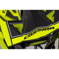 Přilba Cross Pro 2 Contra, CASSIDA (žlutá fluo/černá/šedá/bílá) (10)