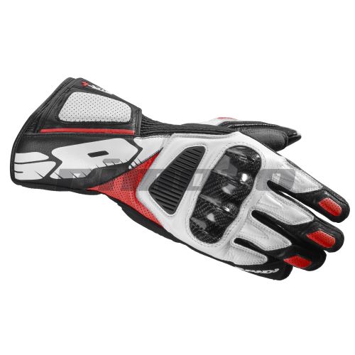 rukavice STR4 VENT, SPIDI - Itálie (červené/bílé/černé)