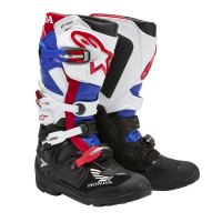 Boty TECH 7 ENDURO DRYSTAR HONDA kolekce, ALPINESTARS (černá/bílá/modrá/červená) 2027 Boty TECH 7 ENDURO DRYSTAR HONDA kolekce, ALPINESTARS (černá/bílá/modrá/červená) 2027