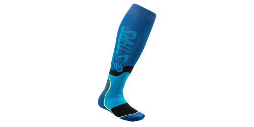 Ponožky MX PLUS-2 2020, ALPINESTARS (modrá/tyrkysová)