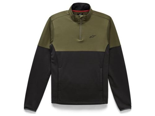 Mikina MISSION MIDLAYER, ALPINESTARS (zelená/černá)