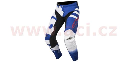 kalhoty Racer Braap , ALPINESTARS - Itálie (modré/bílé/červené)