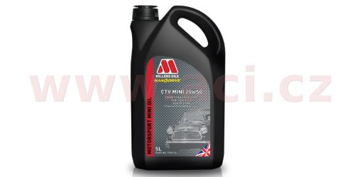 MILLERS OILS motorový olej polosyntetický s nanočásticemi - společná olejová vana Motorsport CTV Mini 20w50 5l