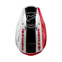Přilba SUPERTECH S-M10 UNITE, ALPINESTARS (červená/bílá) 2026 (6)