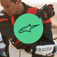 Rukavice GP PLUS R 2, ALPINESTARS (černá/bílá) (1)