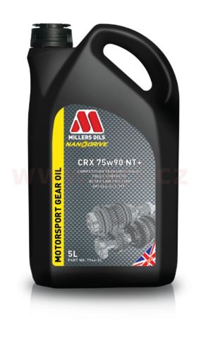 MILLERS OILS převodový olej plně syntetický s nanočásticemi Motorsport CRX 75w90 NT+ 5l