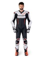 Jednodílná kombinéza GP-R7, TECH-AIR ready/kompatibilní, ALPINESTARS (bílá/černá/červená fluo) 2027 (2)