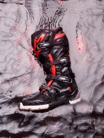 Boty TECH 7 ENDURO DRYSTAR, ALPINESTARS (černá/červená fluo/bílá) 2027 (8)